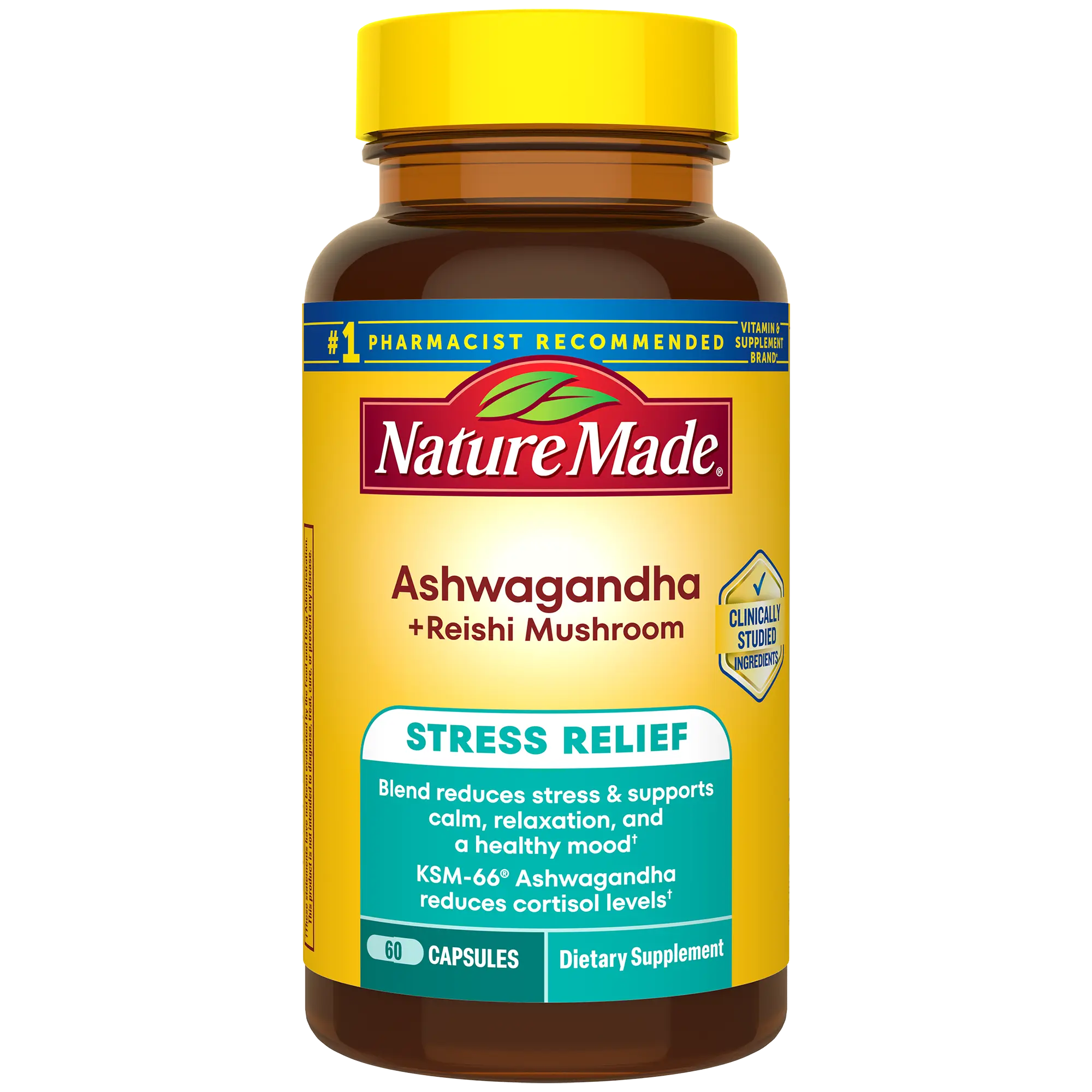 Ashwagandha + Reishi Mushroom Capsules