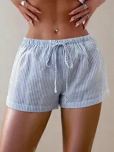 Women's Y2K Denim Shorts – Star Patchwork Distressed Mini Shorts ⭐