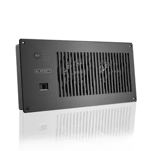 AIRPLATE P7, Cabinet Cooling Fan with Outlets and USB Ports, Thermal Trigger