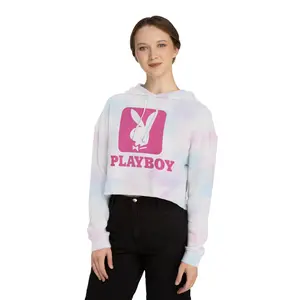 Playful Women’s Cropped Hoodie - Stylish, Trendy, Casual Wear, Perfect for Fashion Lovers, Birthday Gifts, Everyday Comfort