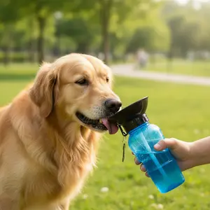 Portable Pet Water Bottle — One-Press Hydration for Dogs On the Go