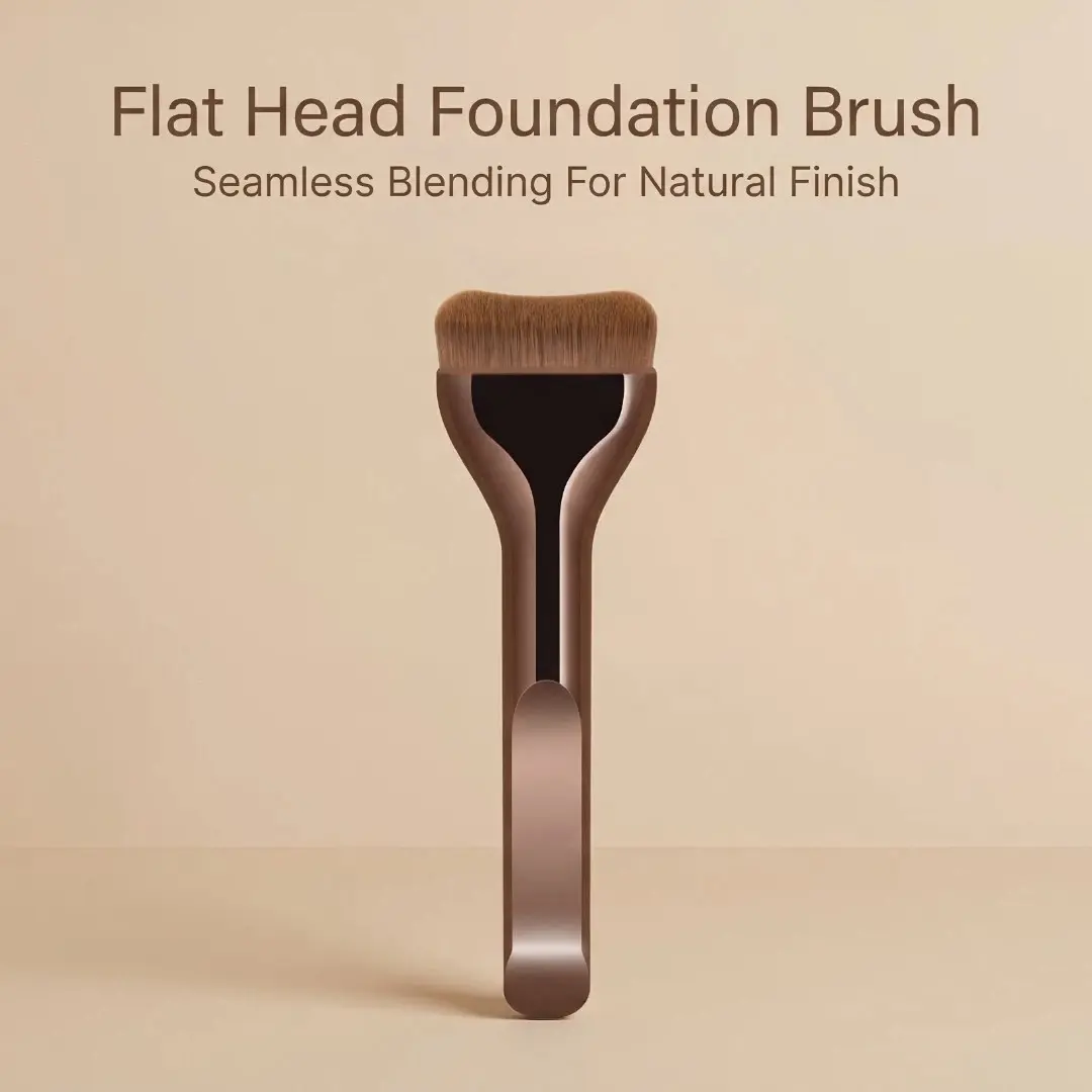 Large U-Shape Pillow Makeup Brush, Soft Fluffy Loose Powder Brush, Full Face Setting Tool, Portable Daily Makeup Essentials