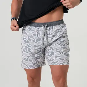 2026Everyday Short Classic Athletic Shorts In White Camo, Duck Camo, Fitted Trend Mid Waist Shorts For Men.....