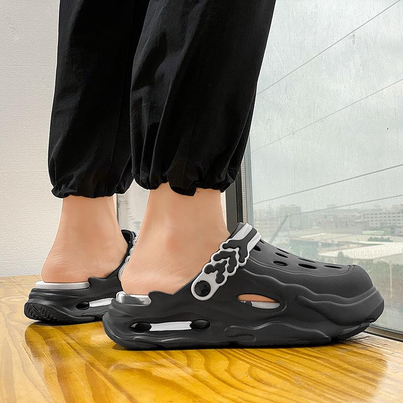 Men’s Summer Thick Sole Hollow Out Clogs – Lightweight Breathable EVA Slip-On Beach Shoes, Trendy Comfort Sport Clog for Outdoor Casual Everyday Wear Men's Non-Slip Men’s Summer Thick Sole Hollow Out Clogs – Lightweight Breathable EVA Slip-On Beach Shoes, Trendy Comfort Sport Clog for Outdoor Casual Everyday Wear Men's Non-Slip