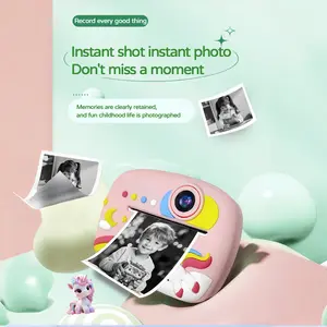 Mini Handheld Instant Print Camera, Instant Digital Camera, TF Card Up to 32GB, 1300mah Battery, Photo + Print 2-In-1, Thermal Printer, Birthday Gift for Kids