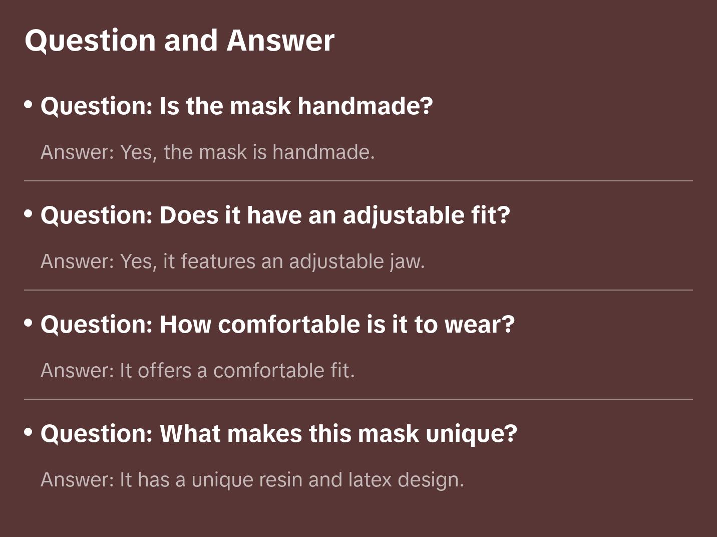 Goat Demon Skull Mask