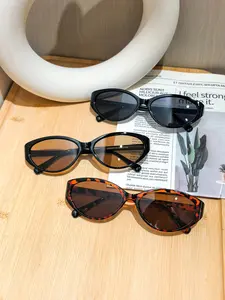 3 Pairs Women's Summer Sunglasses Set, Small Round Frame, Trendy Fashion Street Style, Multi-Color Lenses, UV Protection, High Definition, Tinted Lens Sunglasses