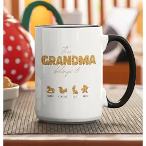 Personalized Christmas mug gift, grandma Christmas mug, mimi's xmas mug, custom Christmas mug, Christmas Movie Mug, gift for nana with name