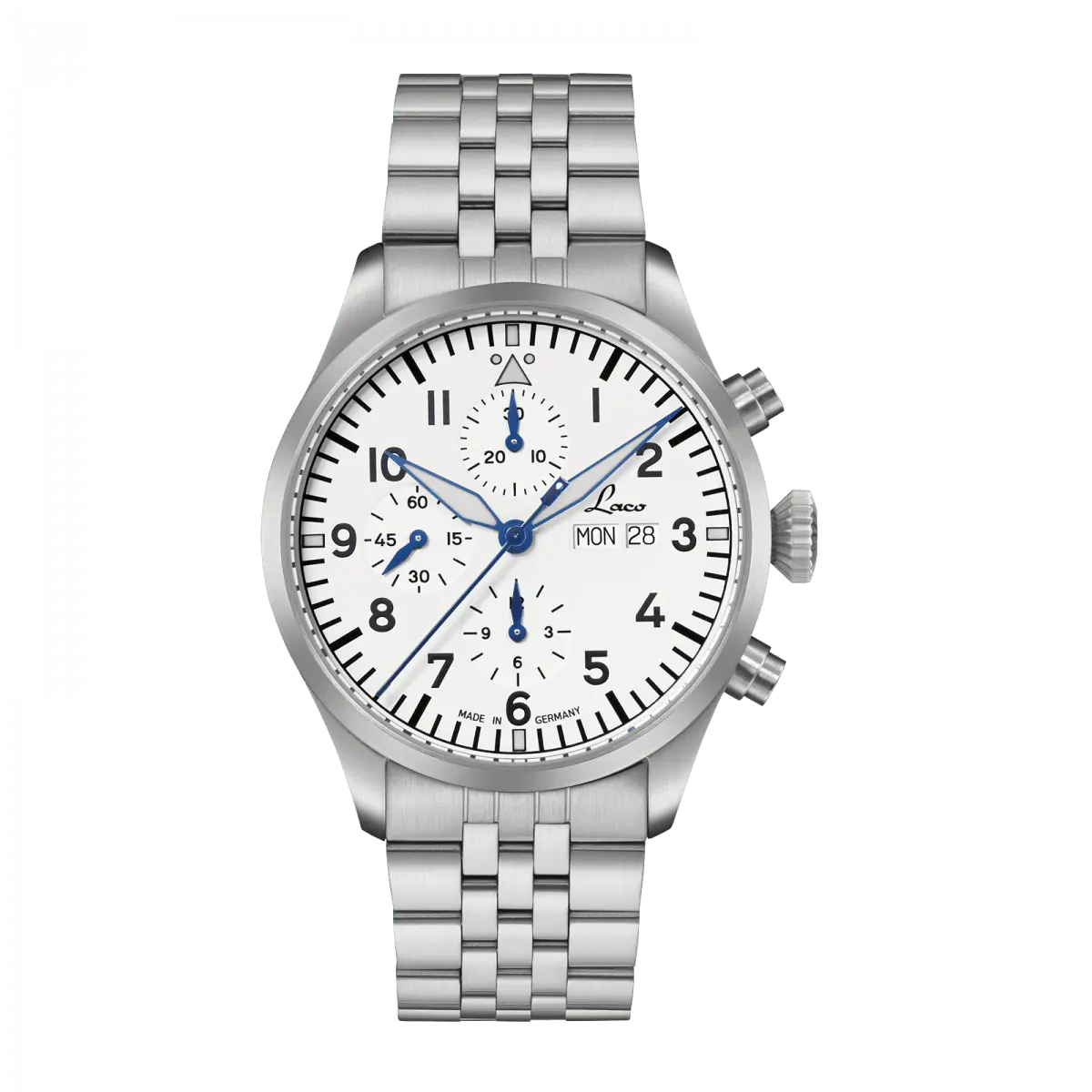 Laco Kiel.2.MB Weiss Chronograph (43mm) Automatic 862153.MB