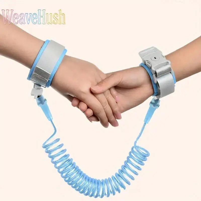 2026 New Child Anti-Lost Wristband, 1.5m Safety Leash with Lock, Adjustable Toddler Anti-Lost Strap. Soft breathable material, secure lock design, flexible and comfortable. Lightweight & durable, effectively prevent kids from getting lost, great for shopp