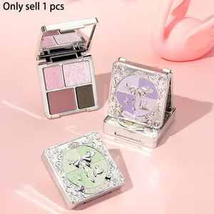 Ballet Four-Color Eyeshadow Set, Complete Eye Makeup Kit, Includes Eyeshadow, Outer Corner Highlighter, Eyeliner, Versatile Styling