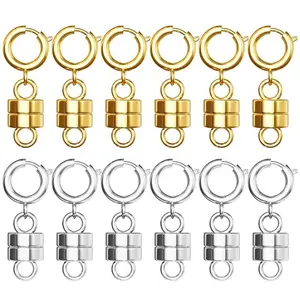 12 Magnetic Clasps For Necklaces And Bracelets  Extender Converter Closures Gift Anklet Chain