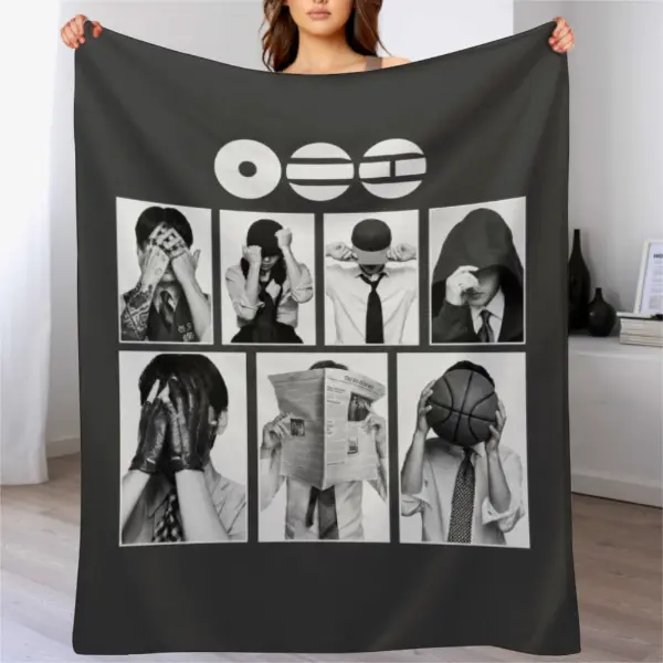 Music Vinyl Throw Arirang Blanket Soft Warm Fleece Throw for Sofa Bed Travel, New Album WouldTour Inspired Cozy Blanket Decorative Soft Fleece Throw Blanket