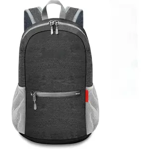 10L Lightweight Packable Hiking Backpack, Small Travel Hiking Daypack for Women Men Tear Resistant Foldable Day Pack for Camping Outdoor Sports(Black)