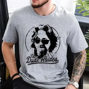 The Big Lebowski Shirt, The Dude Abides T-Shirt, Movie 80s 90s Shirt, Gift For Fan