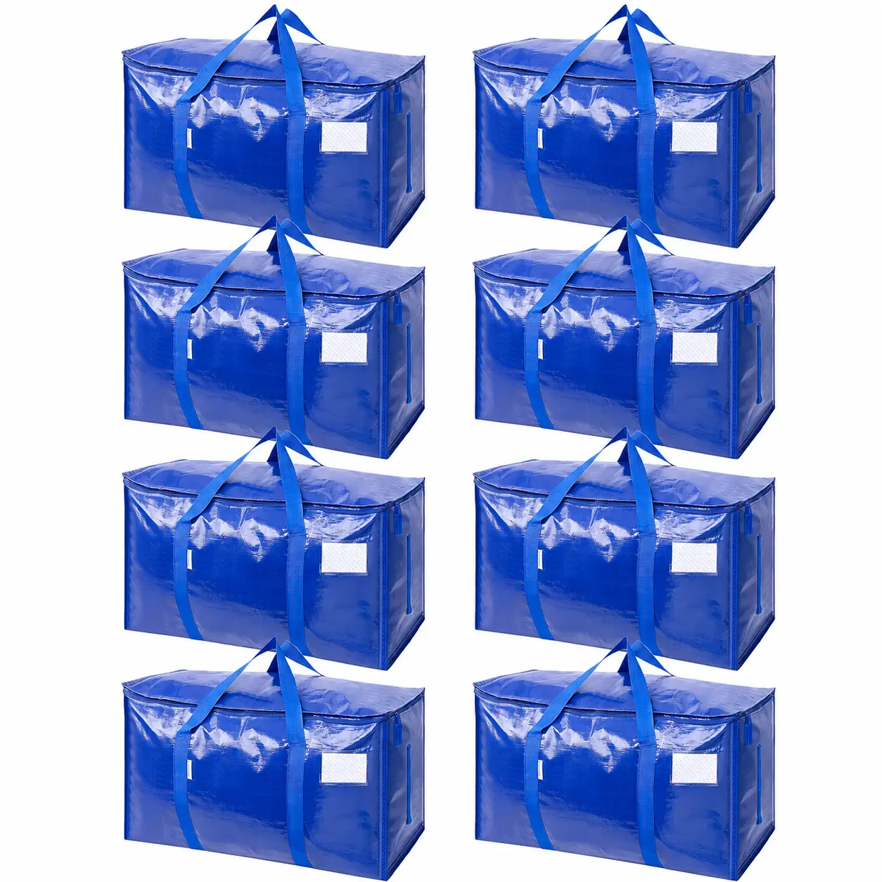 Extra Large Moving Bags Heavy Duty Storage Bags with Reinforced Handles & Strong Zippers, Waterproof Oxford Fabric Packing Bags for Moving, College Dorm, Closet Organization, Garage Storage, Reusable Foldable Storage Totes, Space Saving Organizer gift