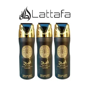 Lattafa Asad Body Spray for Men – Pack of 3 (6.67oz Each) | Long-Lasting Arabic Scent | Viral Masculine Fragrance | Perfumes Arabia