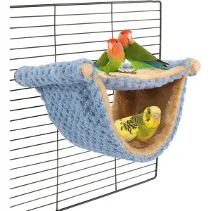 Winter warm bird nest bed, hanging hammock, hut, parrot tent toy, birdcage perch, suitable for budgies, lovebirds, cockatoos, finches, hamsters, and guinea pigs