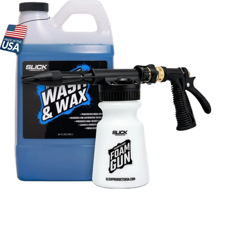 Slick Products Hybrid Ceramic Wash & Wax + Foam Gun Bundle