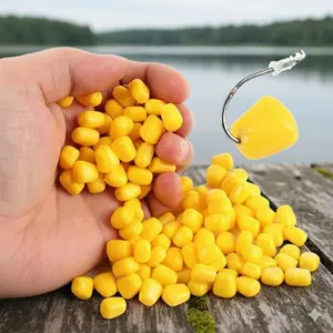 Creamy Corn Scent Fishing Soft Pellets Lure, 50/100pcs, Multi Colors, High Attraction Simulated Corn Bait for Carp & Grass Fish, Fresh & Saltwater Use, Long Lasting Scent Release, Professional Fishing Gear Upgrade Set