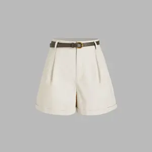Cider Belted High Waist Trouser Short