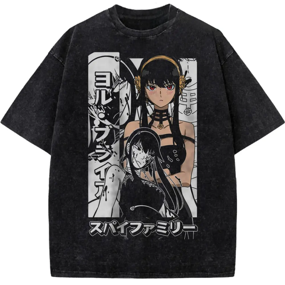 Yor Forger Shirt | Spy x Family Vintage Shirt | Vintage Anime Shirt | Streetwear Unisex Gift for Anime Fans