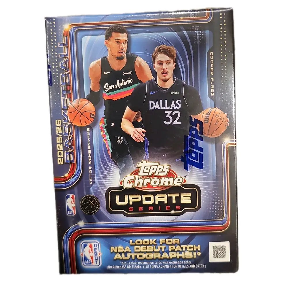 2025-26 Topps Chrome Licensed Basketball NBA Update Blaster Box