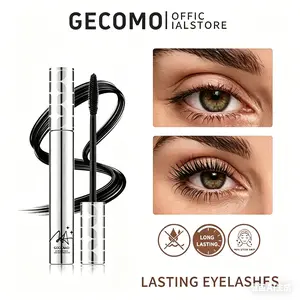 GECOMO Metal Wand Tubing Mascara adopts a mild tubing formula to extend and curl lashes naturally. Built with an integrated brush, it suits daily and special occasion makeup perfectly. Exquisite and practical, Not waterproof,long-lasting curling mascara