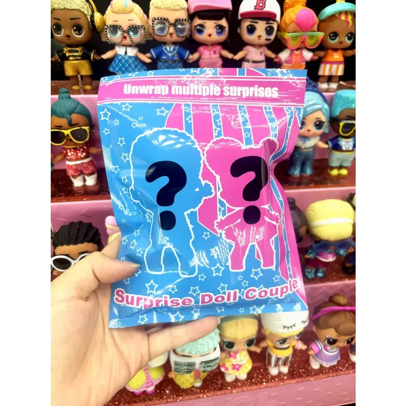 LOL SURPRISE 2 random Couple doll doll toy model with clothes, bottles, accessories, etc. Rare couple doll collection toys Birthday gift Christmas gift Surprise Figure Dolls