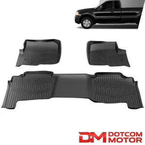 3D Molded All Weather TPE Floor Mats Liners Fit For 04-08 Super Crew Cab Ford F-150
