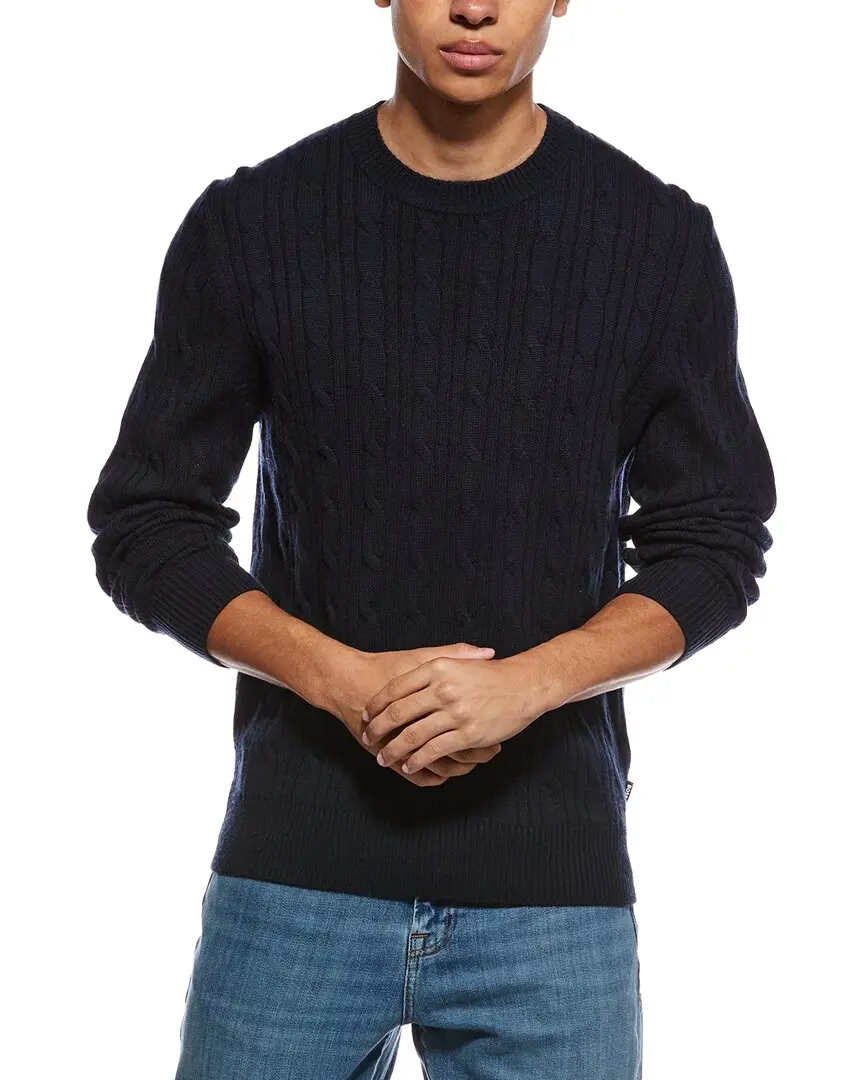 BOSS Hugo Boss Hetico Wool & Cashmere-Blend Crewneck Sweater