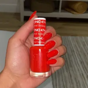 DND STRIKING RED #474 Gel and Lacquer Duo nail care nail art