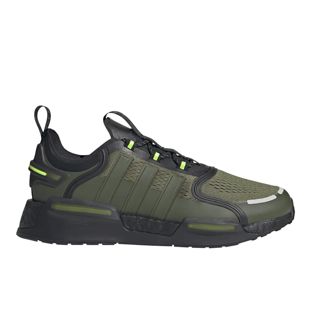 adidas Mens Nmd V3 Lace Up Sneakers Shoes Casual - Green