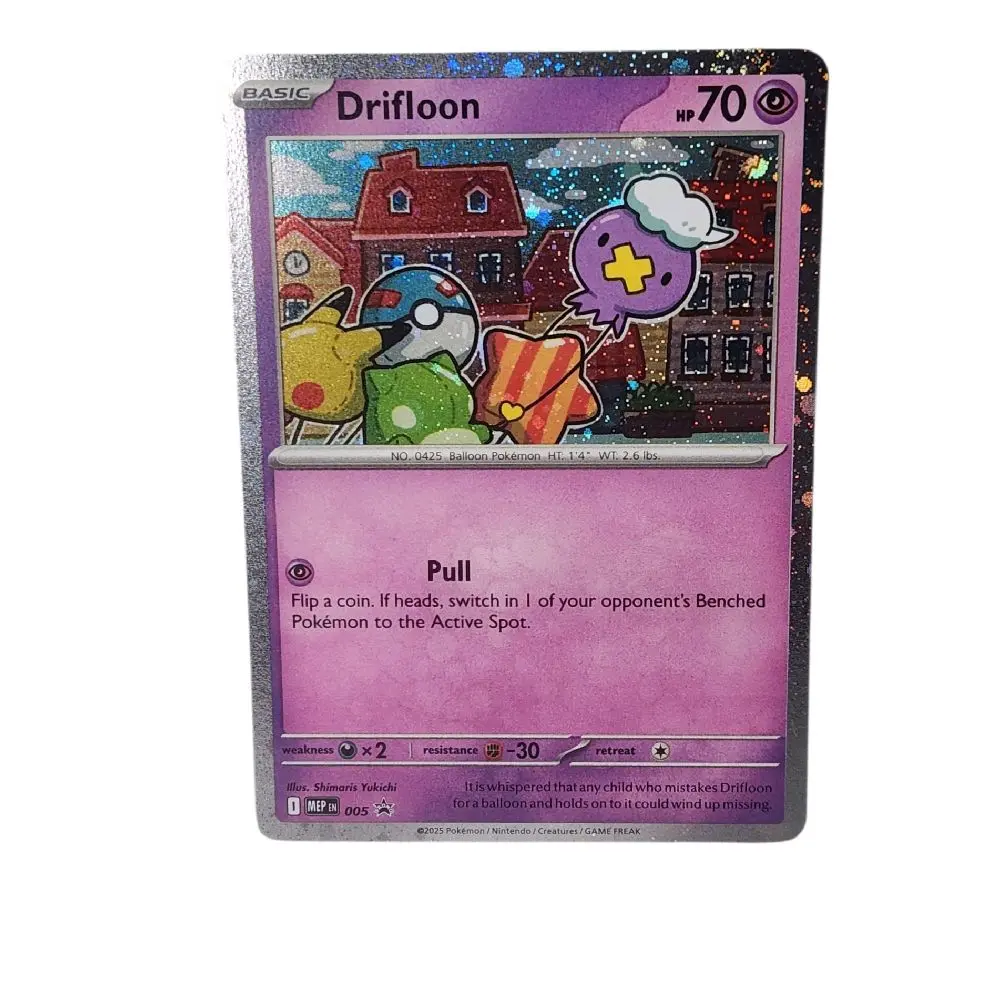 Pokmon TCG: Drifloon 005 | Drifblim 006 | Mega Evolution Promos | Black Star Cosmo Promo Near-Mint - TikTok Shop Pokmon TCG: Drifloon 005 | Drifblim 006 | Mega Evolution Promos | Black Star Cosmo Promo Near-Mint - TikTok Shop