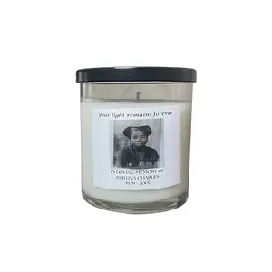 Personalized Memorial Candle - In Loving Memory Comforting Grief Candle 8oz - Keeps Loved Ones Memory Close - Ideal for Grief Decor Ornaments Decoration Home Fragrances
