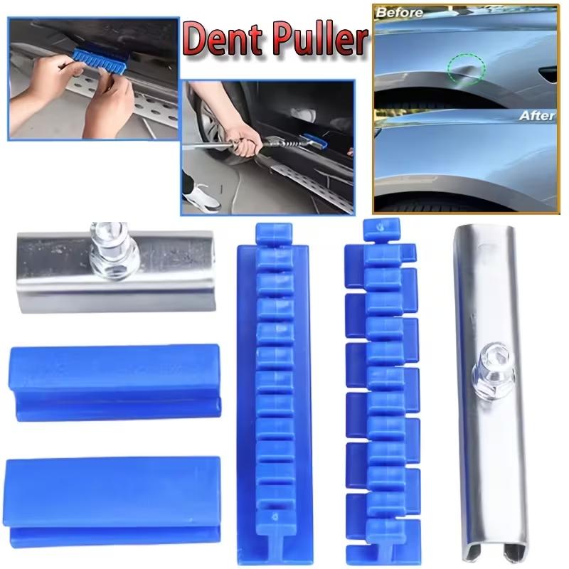 43pcs Car Dent Repair Tool Kit with Adjustable Long Reach, Paintless Dent Removal for Cars, Includes Spacer & Glue Gun -Without Battery