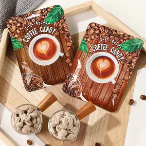 Coffee Candy Coffee-Infused Latte Flavor Original Rich Roasted Taste Gluten-Free Office Snacks 2.84oz Resealable Bag Gift for Coffee Lovers