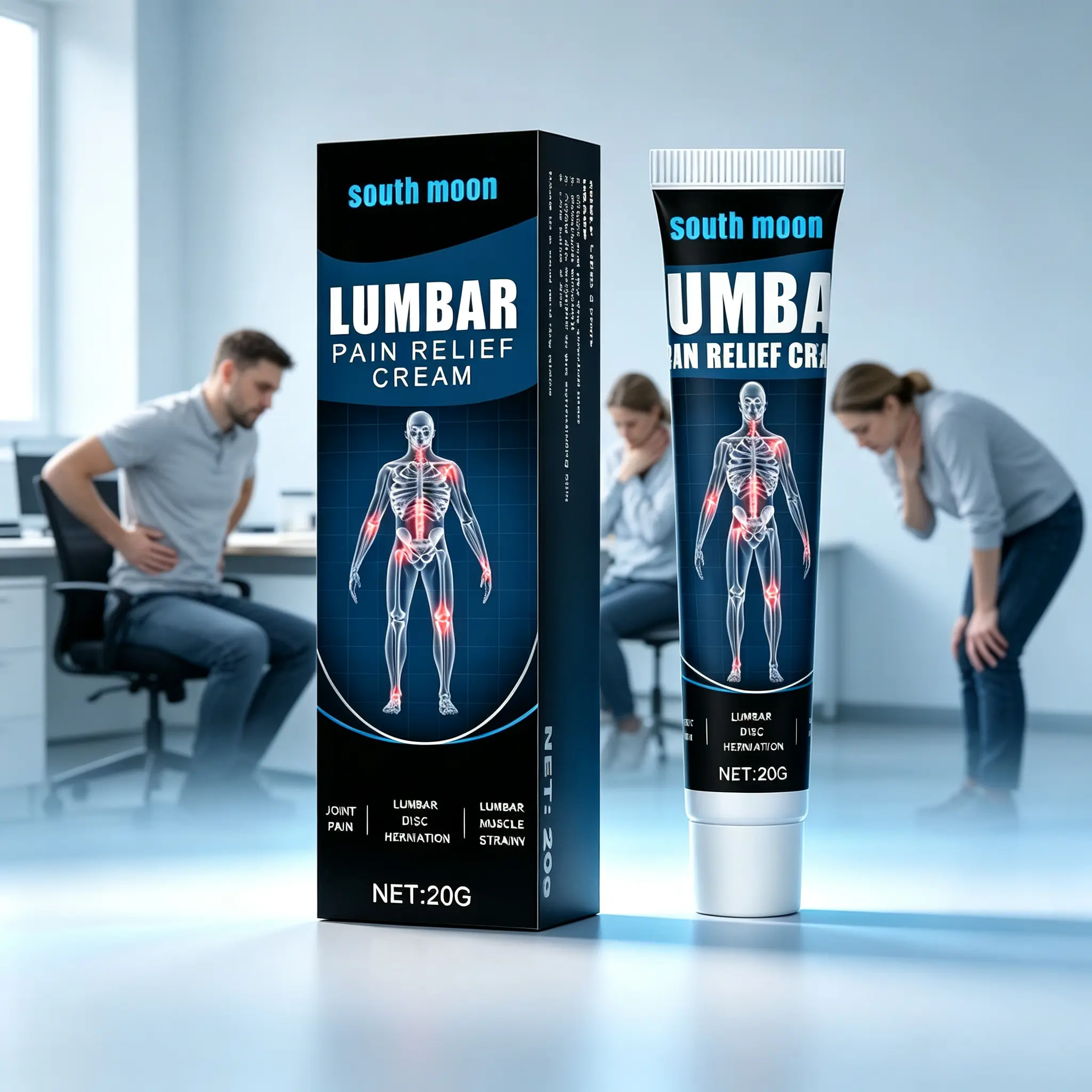 Lumbar Cream – soothing comfort for your lower back, joints, and muscles  20g. Lightweight, fast-absorbing, and perfect for on-the-go relief. #SouthMoon #lumbarcream #jointcare