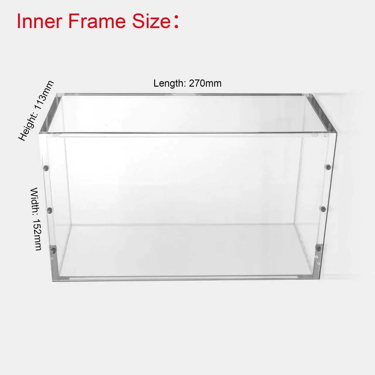 10.7x6.1x4.6 in (27.4x15.6x11.7) cm