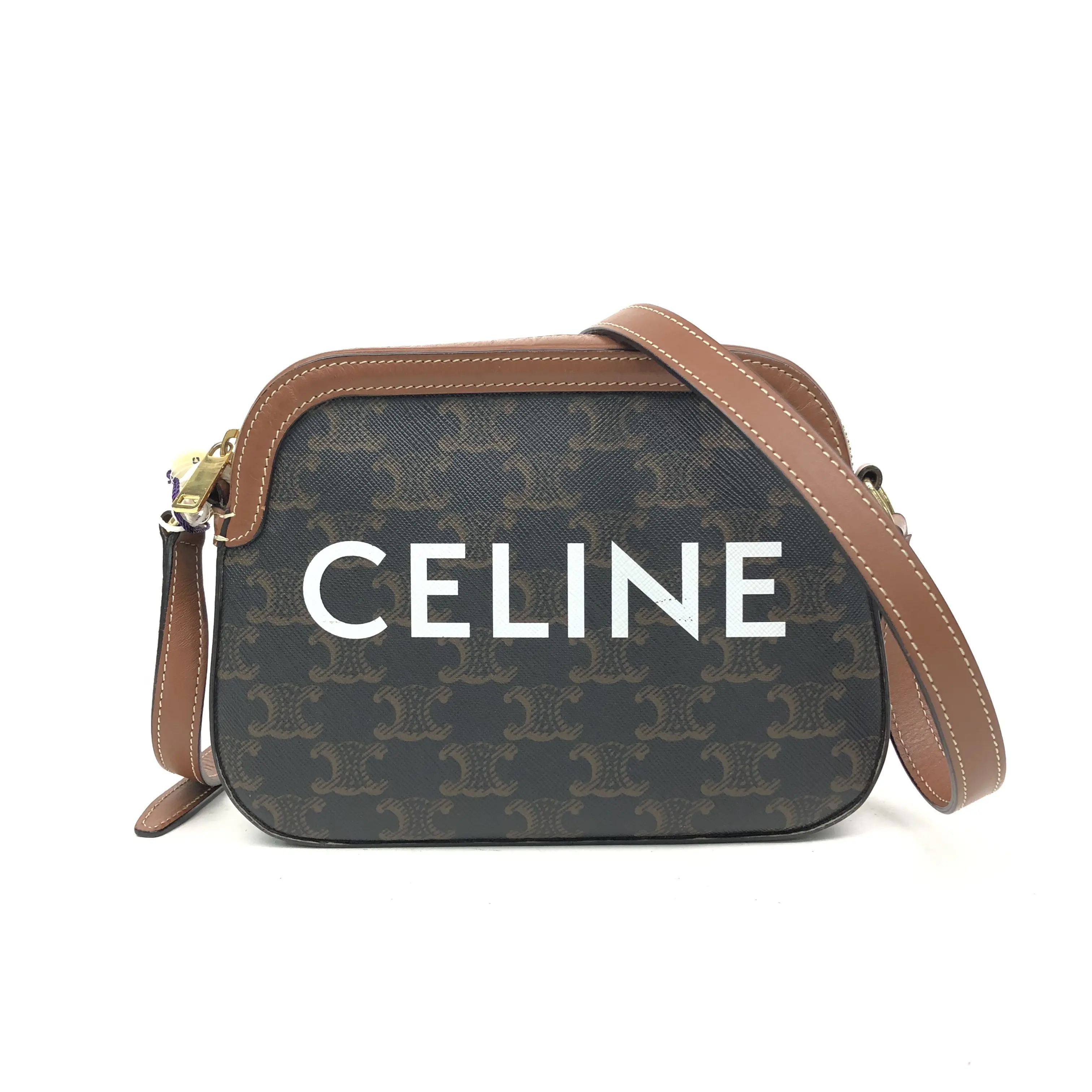 Pre-owned Celine Leather Shoulder Bags 7.87'' 2020 R2589 Shoulder Bag T25185939201 0718 LA Bill