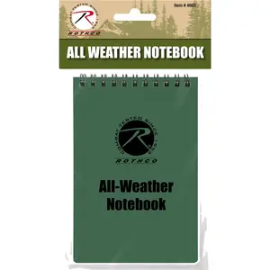 Olive Drab - All-Weather Waterproof Notebook (4" X 6")