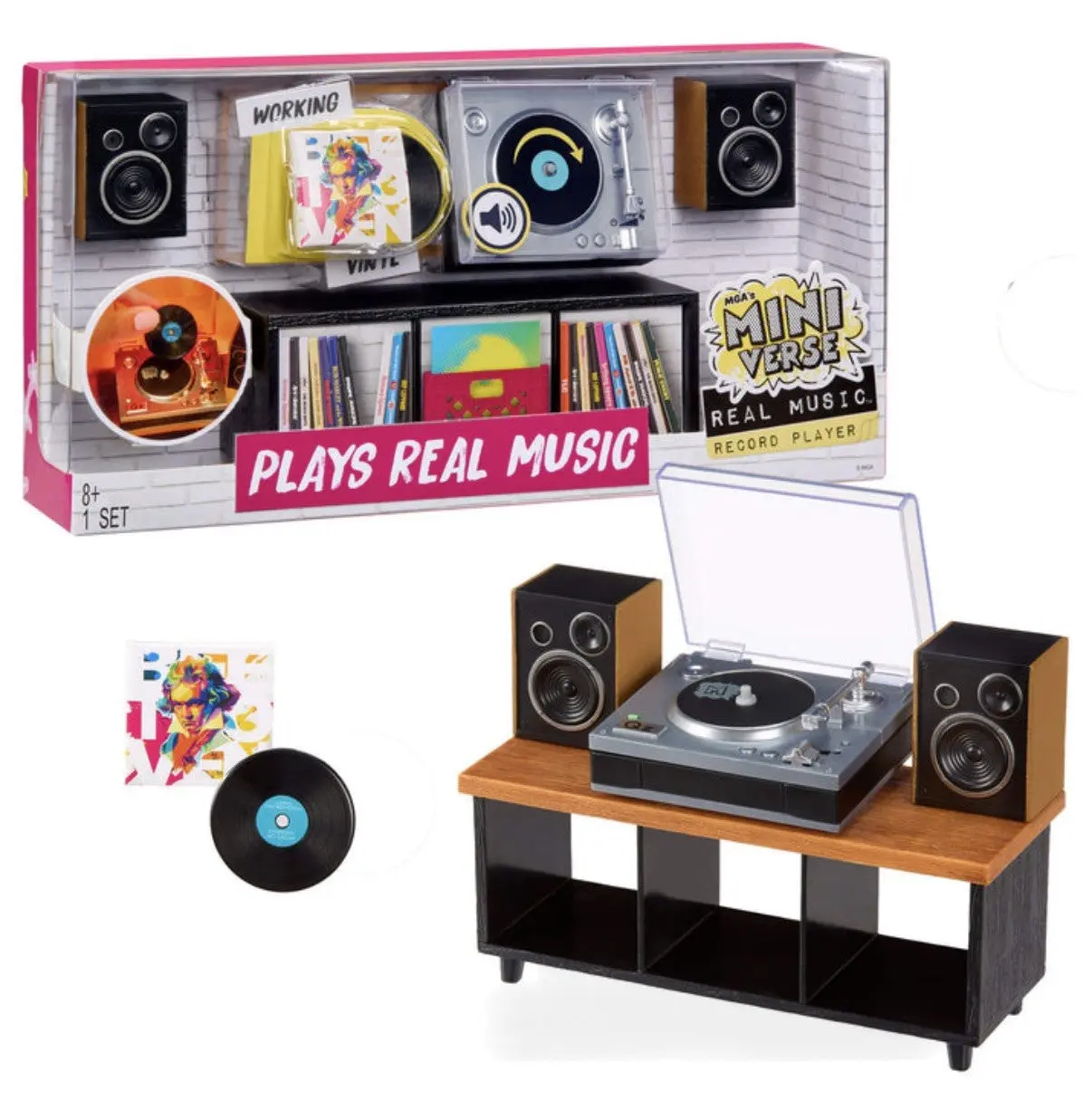 MGA's Miniverse Authentic Music Vinyl Record Player