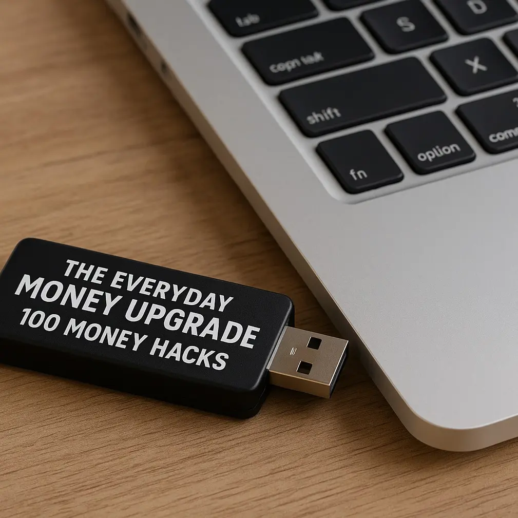 The Everyday Money Upgrade – 100 Profitable Money Hacks (Pre-Loaded USB Thumb Drive)