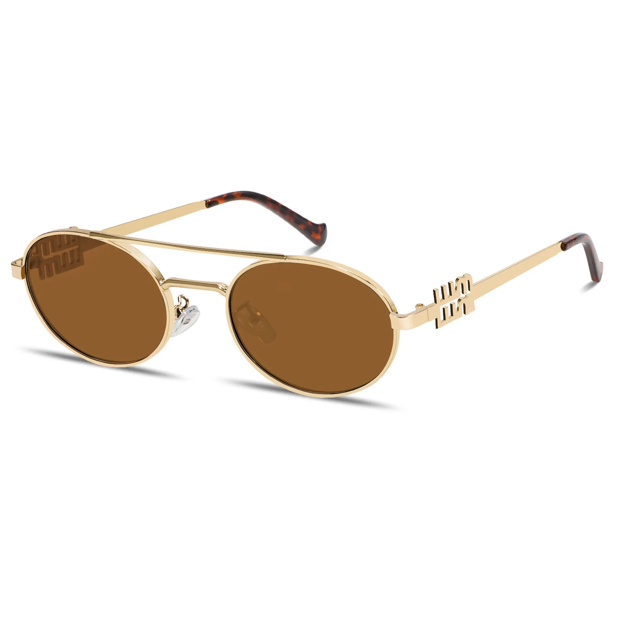 Retro Oval Metal Sunglasses for Women, 2025 Trendy Chic  display picture 3