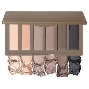 6 Colors Mini Naked Eyeshadow Makeup Palette Neutral Nude Smoky Eye Shadow Taupe & Brown Matte Make Up Pallet with Mirror seint  makeup eyeshadow eyeshadow  palette Powder Smooth Water Proof Compact