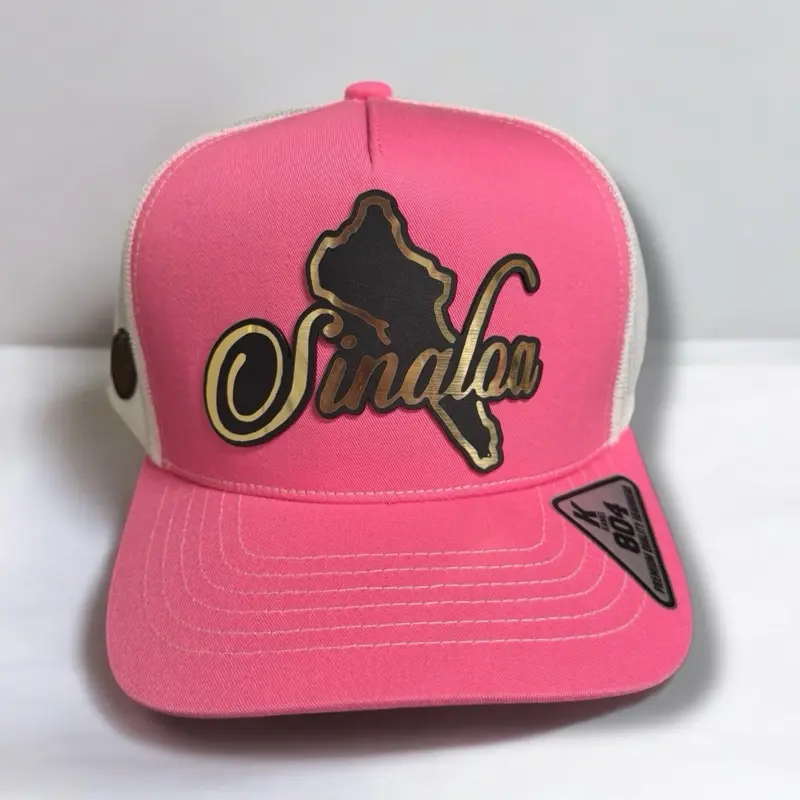 Sinaloa Hat Gold Plate with "Sinaloa" Text SnapBack Cap