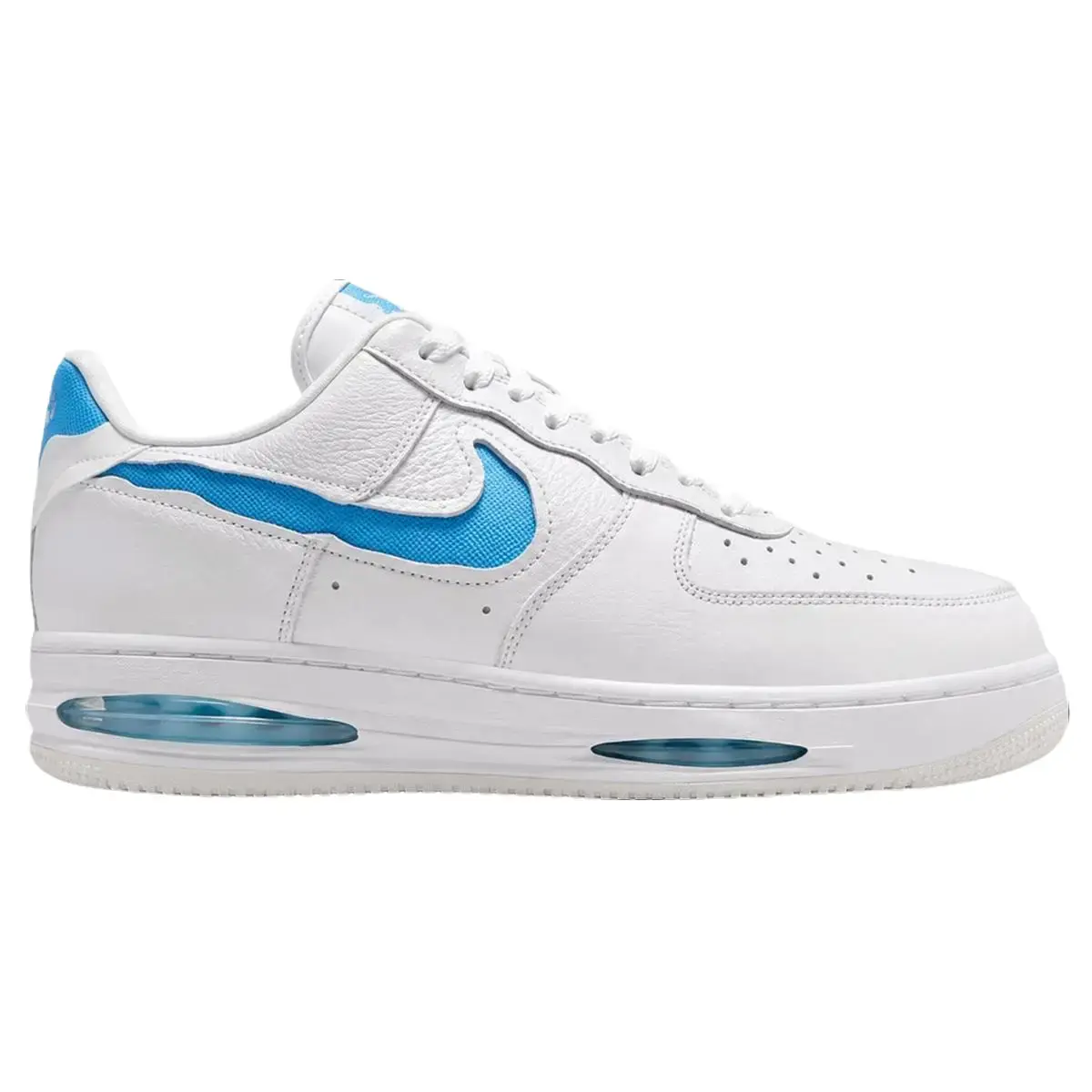 Nike Air Force 1 Low Evo White University Blue Men's Fashion Shoes New