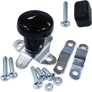 Steering Wheel Spinner Knob with Rubber Sleeve TY16020 Compatible with John Deere Case Ford Tractors Mower Backhoe Woods Spinner and Many More Cars Trucks Boats Vehicles Black WSV124B