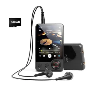 Mechen D53 Bluetooth-compatible Mp3 Player with Touch Screen, HiFi Speaker, Fm Radio, Supports Up to 512gb SD Card, Includes USB Cable and Headphones