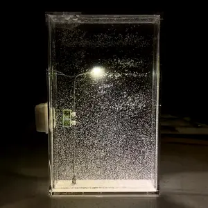 DIY Snowy Night Light Kit –  Snow Landscape Lamp, Aesthetic LED Desk Decor, Handmade Gift for Girlfriend & Friends